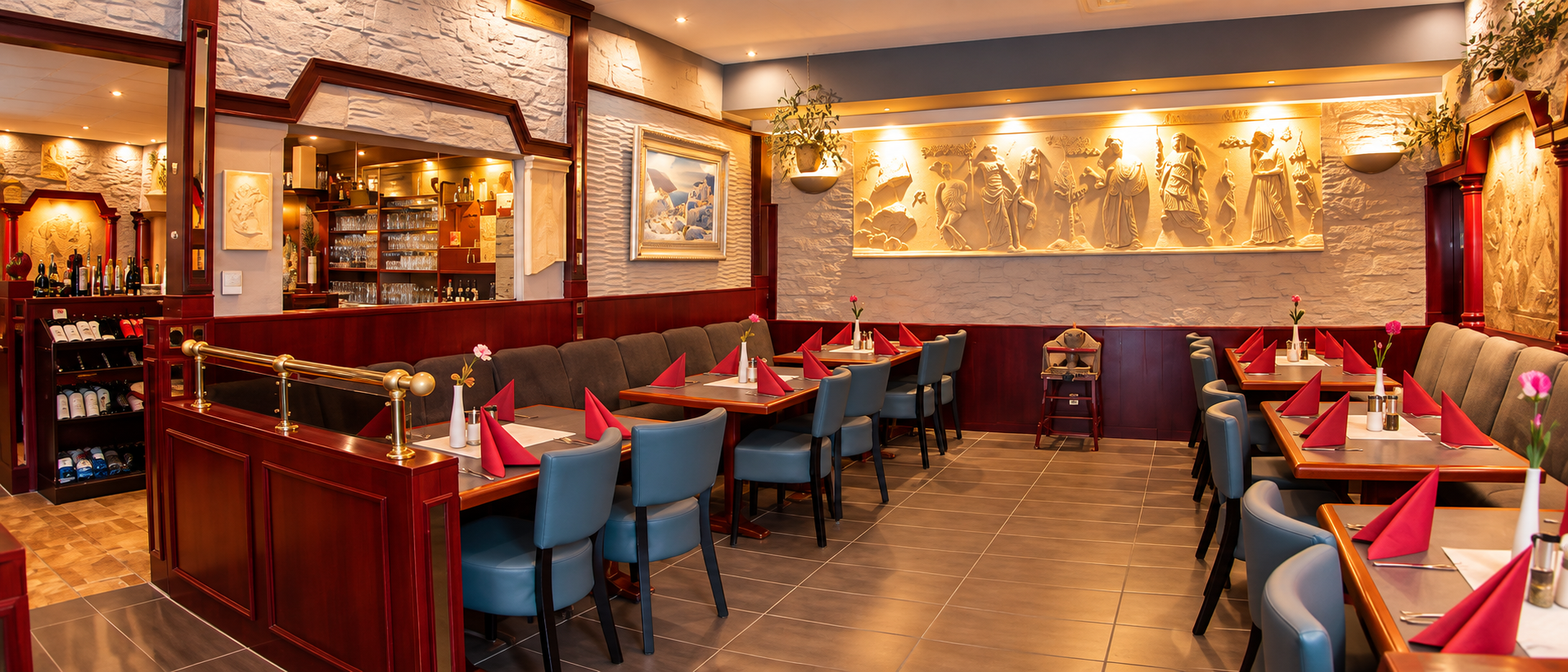 Griechisches Restaurant Nürnberg – Innenansicht Restaurant Sirtaki