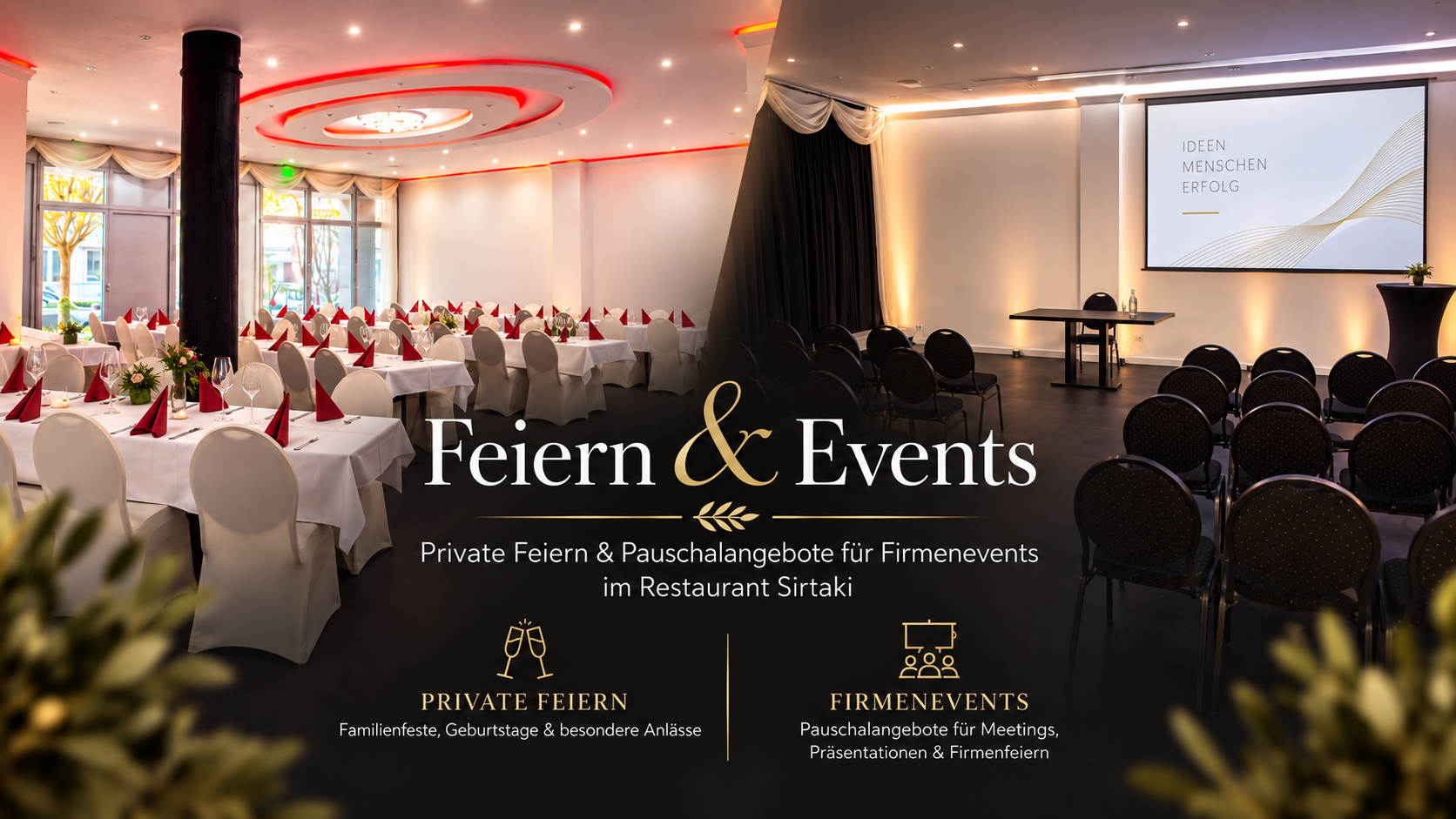 Eventlocation Nürnberg – private Feiern und Firmenevents im Restaurant Sirtaki