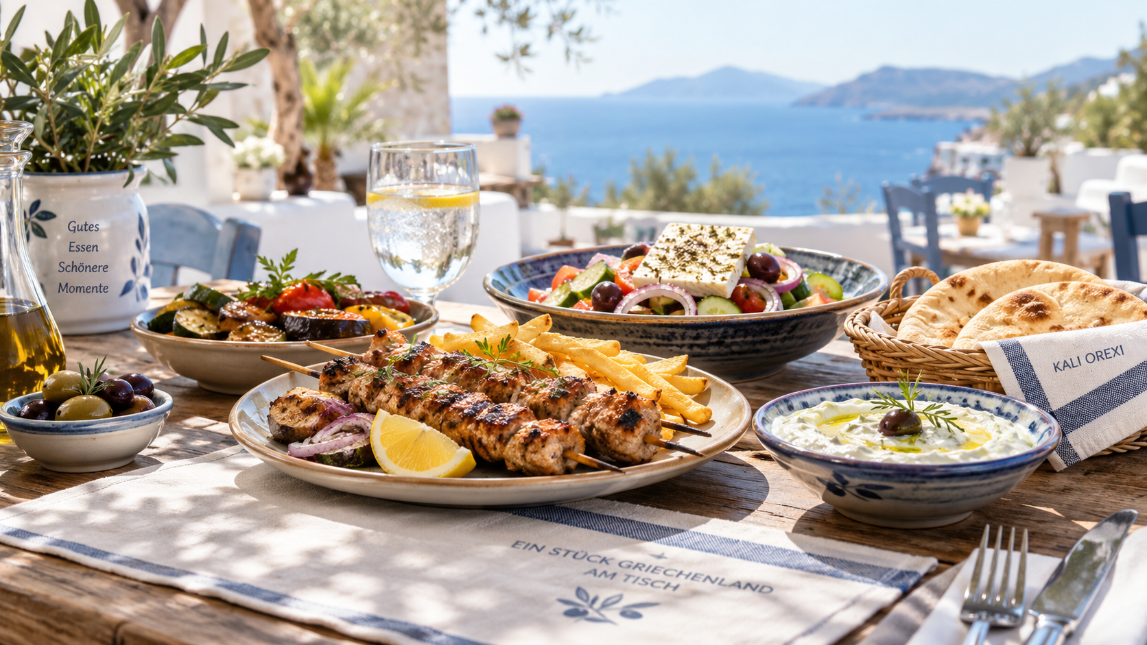 Mittagstisch im griechischen Restaurant Nürnberg Sirtaki